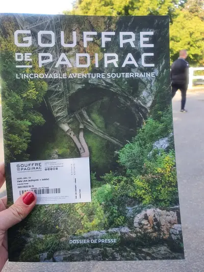 Ticket entree gouffre padirac