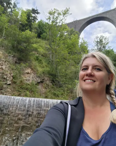 Pied du viaduc de la Recoumène