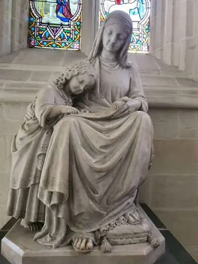 Statue intérieure Cathédrale Saint Corentin à Quimper