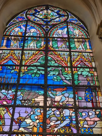 Vitraux église de Bouvines