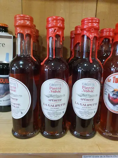 Apéritif vendu à la boutique