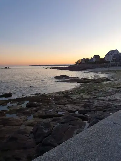 Coucher de soleil à Concarneau