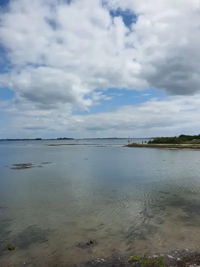 Vue de la mer île aux Moines