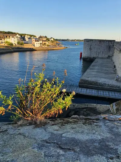 Vue depuis les remparts ville close de Concarneau