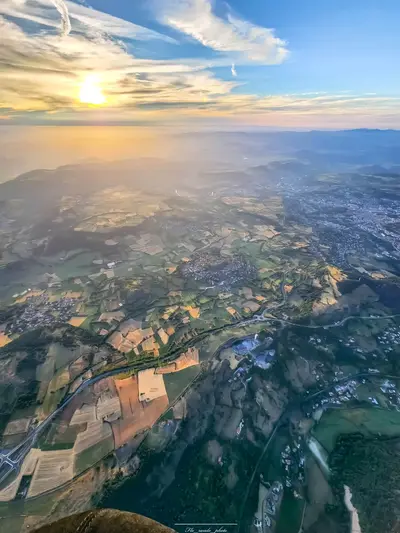 Le Velay sous la montgolfière